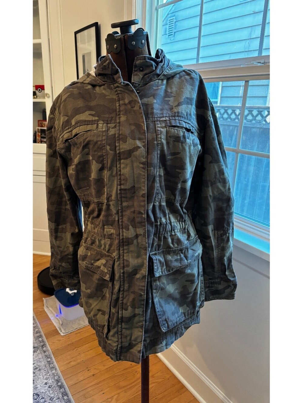 Universal Thread Women’s Camo Hooded Utility Field Jacket Size Medium (2034)